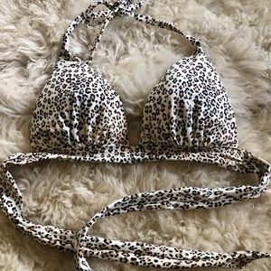 VS Leopard Halter Top